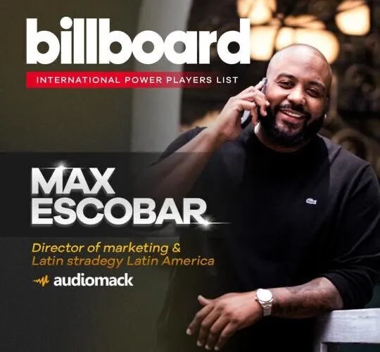 MAX ESCOBAR NOMBRADO INTERNATIONAL POWER PLAYERS POR BILLBOARD
