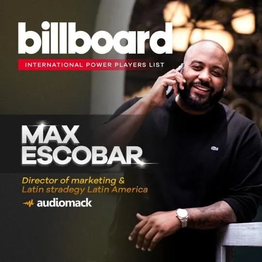 MAX ESCOBAR NOMBRADO INTERNATIONAL POWER PLAYERS POR BILLBOARD