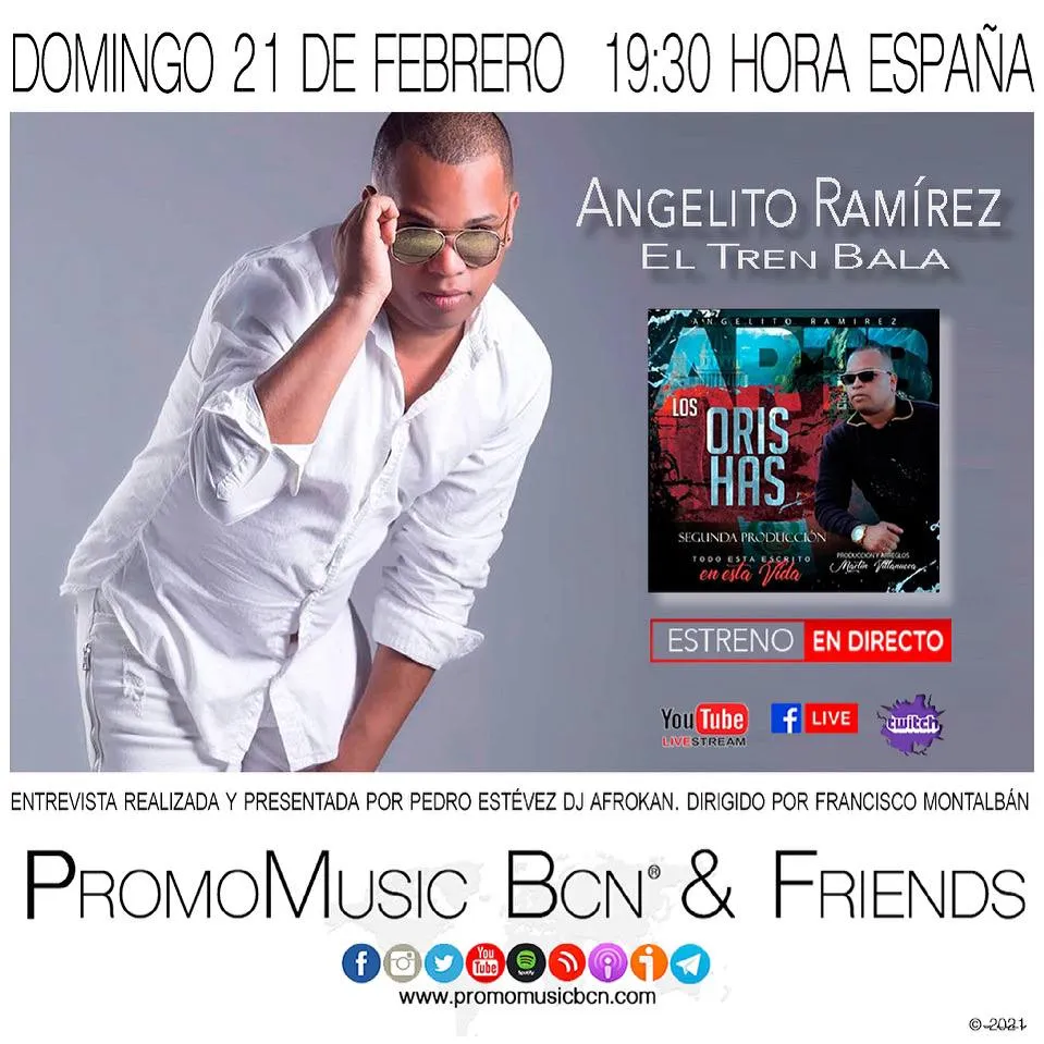 Angelito Ramírez El Tren Bala en PromoMusic Bcn & Friends