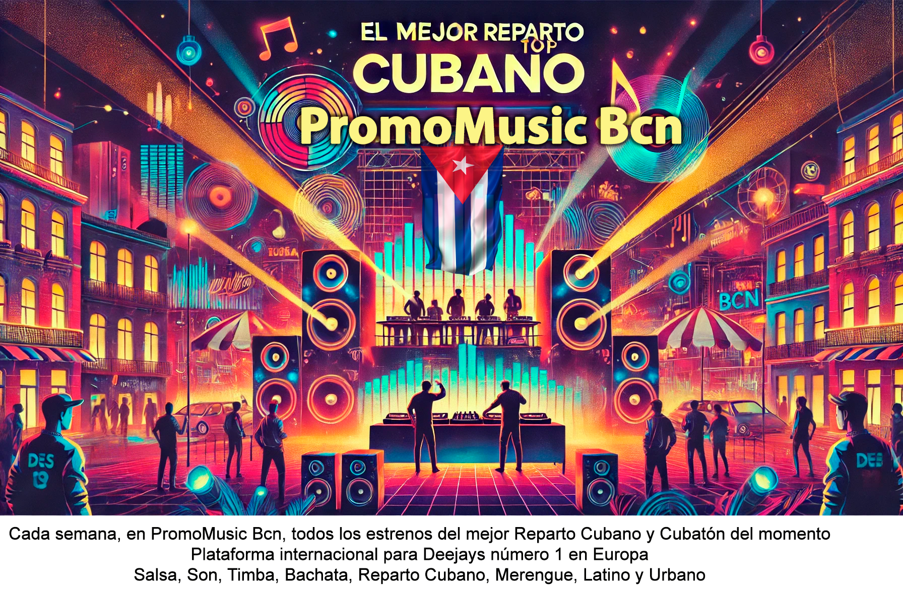 Reparto Cubano en PromoMusic Bcn