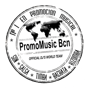 Sello PromoMusic Bcn 2017 Negro